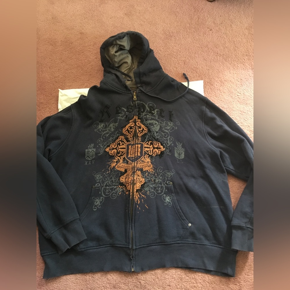 LLCooL J Honor Respect Hoodie XXL Vintage